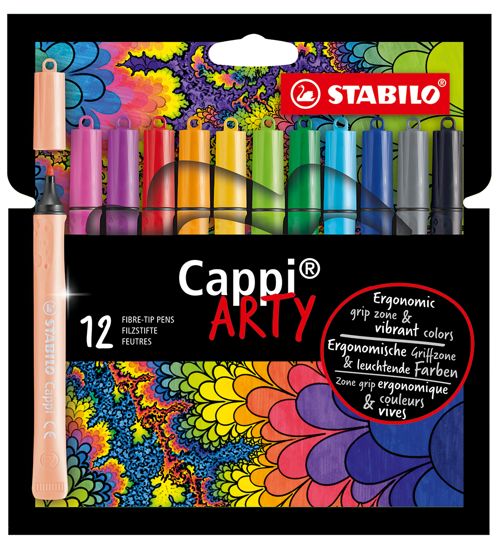 Stabilo Filzstifte - Cappi Arty - 12 st. - Mehrfarbig - Stabilo - One Size - Filzstifte Stabilo Filzstifte - Cappi Arty - 12 st. - Mehrfarbig - Stabilo - One Size - Filzstifte von Stabilo