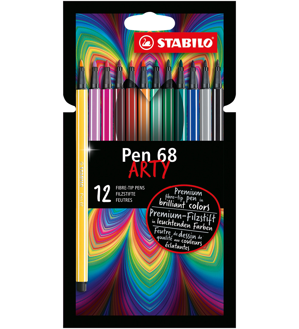 Stabilo Filzstifte - Pen 68 Arty - 12 st. - Mehrfarbig - Stabilo - One Size - Filzstifte Stabilo Filzstifte - Pen 68 Arty - 12 st. - Mehrfarbig - Stabilo - One Size - Filzstifte von Stabilo