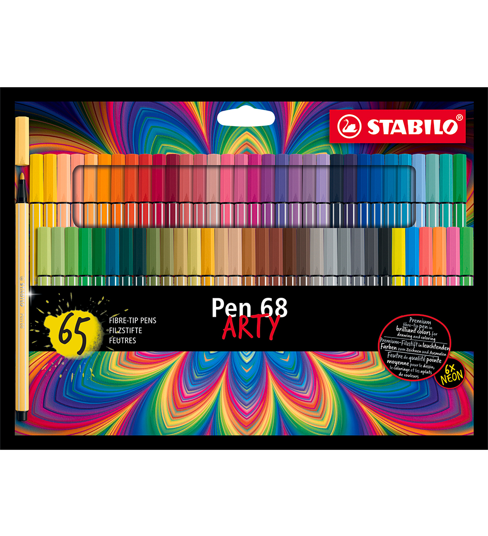 Stabilo Filzstifte - Pen 68 Arty - 65 st. - Mehrfarbig - Stabilo - One Size - Filzstifte von Stabilo