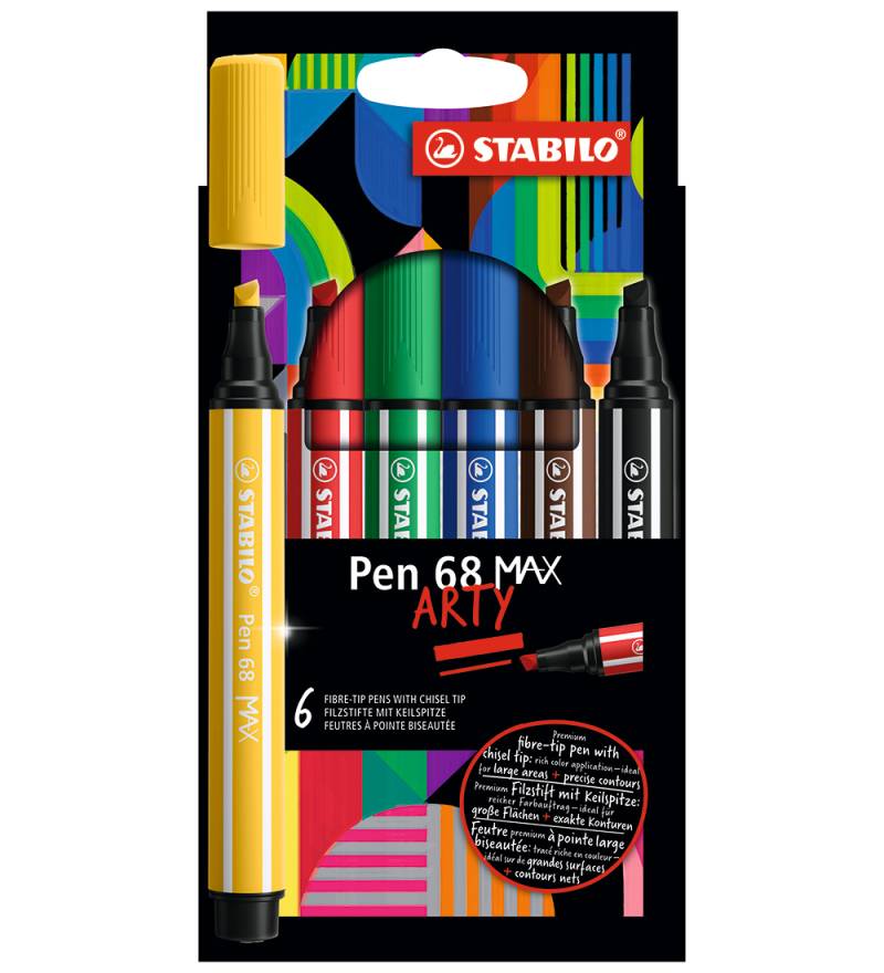 Stabilo Filzstifte - Pen 68 Max Arty - 6 st. - Mehrfarbig - Stabilo - One Size - Filzstifte Stabilo Filzstifte - Pen 68 Max Arty - 6 st. - Mehrfarbig - Stabilo - One Size - Filzstifte von Stabilo