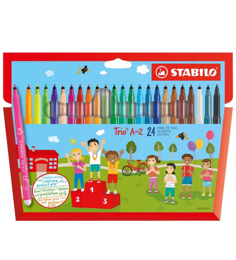 Stabilo Filzstifte - Trio A-Z - 24 st. - Mehrfarbig - Stabilo - One Size - Filzstifte Stabilo Filzstifte - Trio A-Z - 24 st. - Mehrfarbig - Stabilo - One Size - Filzstifte von Stabilo