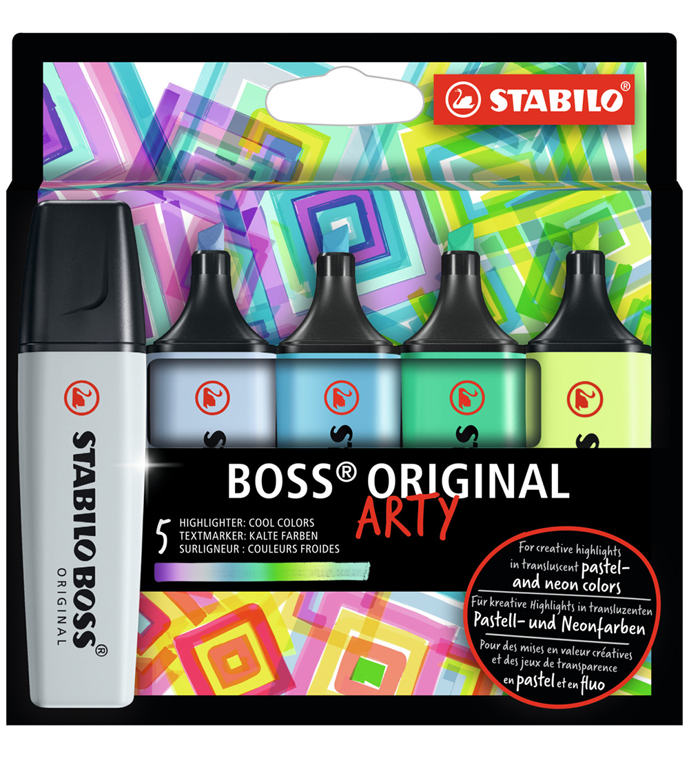 Stabilo Textmarker - BOSS - 5 st. - Pastel/Neon - Stabilo - One Size - Filzstifte Stabilo Textmarker - BOSS - 5 st. - Pastel/Neon - Stabilo - One Size - Filzstifte von Stabilo