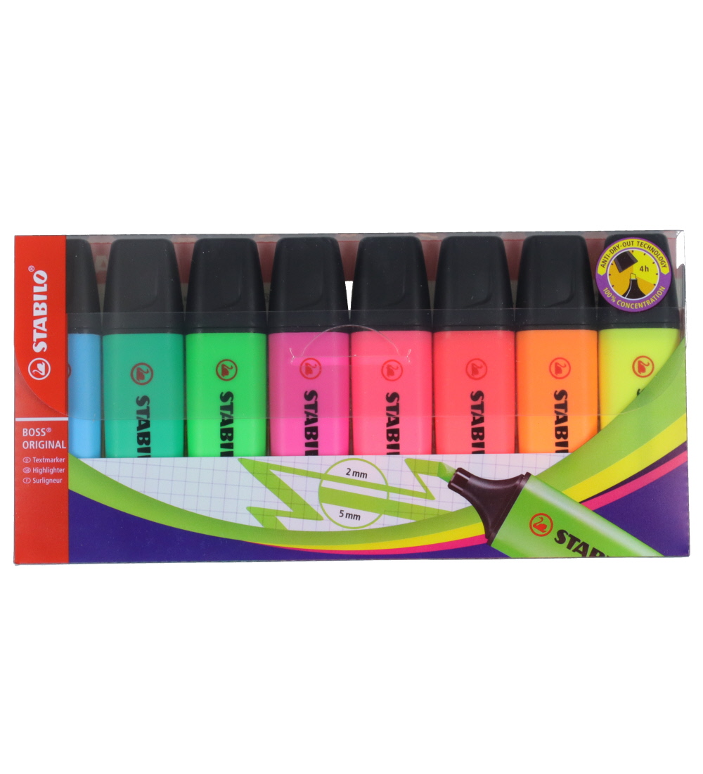 Stabilo Textmarker - BOSS - 8 st. - Mehrfarbig - Stabilo - One Size - Filzstifte Stabilo Textmarker - BOSS - 8 st. - Mehrfarbig - Stabilo - One Size - Filzstifte von Stabilo