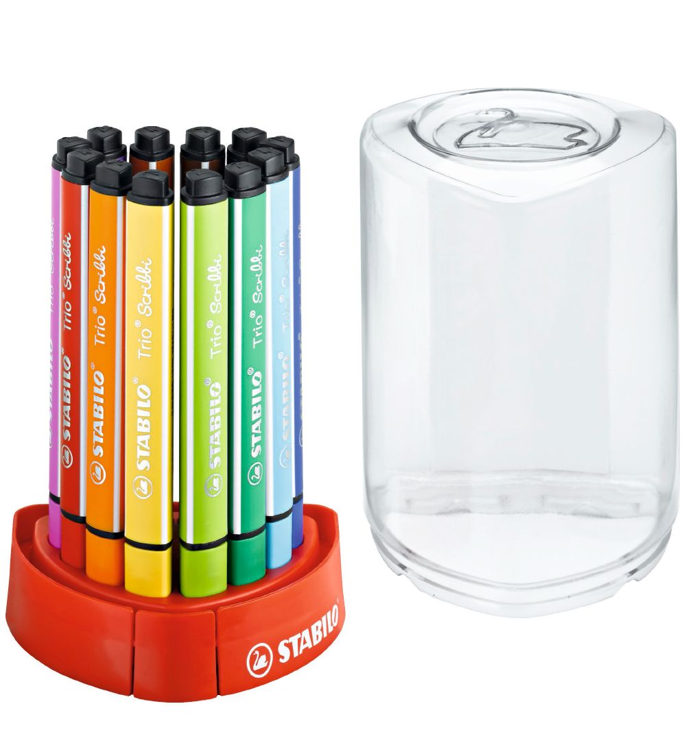 Stabilo Tuschen - Trio Scribbi - 12 st.. - Bunt - Stabilo - One Size - Filzstifte Stabilo Tuschen - Trio Scribbi - 12 st.. - Bunt - Stabilo - One Size - Filzstifte von Stabilo