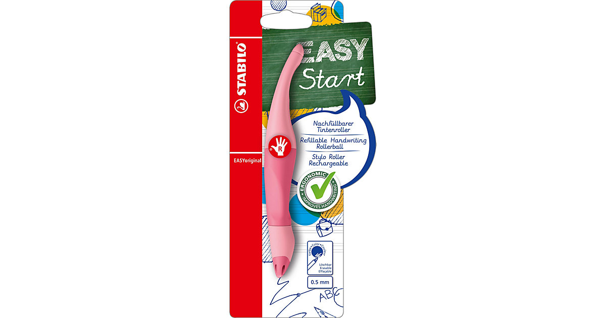 Tintenroller EASYoriginal Rechtshänder Pastel Rosiges Rouge, inkl. Patrone pastellpink Tintenroller EASYoriginal Rechtshänder Pastel Rosiges Rouge, inkl. Patrone pastellpink von Stabilo