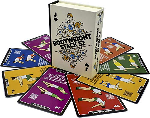 Stack 52 Bodyweight Exercise Workout Cards: Entworfen von einem militärischen Fitness-Experten. Videoanweisungen enthalten. Keine Ausrüstung erforderlich. Stack 52 Bodyweight Exercise Workout Cards: Entworfen von einem militärischen Fitness-Experten. Videoanweisungen enthalten. Keine Ausrüstung erforderlich. von Stack 52