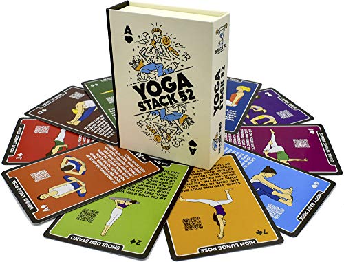 Stapel 52 Yoga-Übungskarten: Entworfen von einem zertifizierten Yogalehrer. Videoanweisungen enthalten. Anfänger bis Fortgeschrittene Posen und Asanas Stapel 52 Yoga-Übungskarten: Entworfen von einem zertifizierten Yogalehrer. Videoanweisungen enthalten. Anfänger bis Fortgeschrittene Posen und Asanas von Stack 52