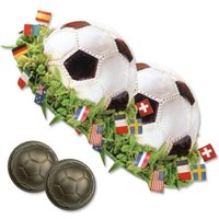 Backform für 2 Fußbälle, Kuchenform für Fußballgeburtstag, 8,5 cm Backform für 2 Fußbälle, Kuchenform für Fußballgeburtstag, 8,5 cm von Städter GmbH