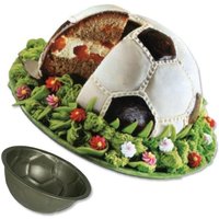 Kuchenform Fußball antihaft 22,5cm , Backform für Fußballkuchen, Metall Kuchenform Fußball antihaft 22,5cm , Backform für Fußballkuchen, Metall von Städter GmbH