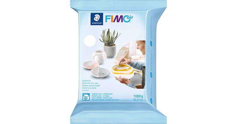 FIMO air basic Lufttrocknende Modelliermasse weiß, 1.000 g von FIMO