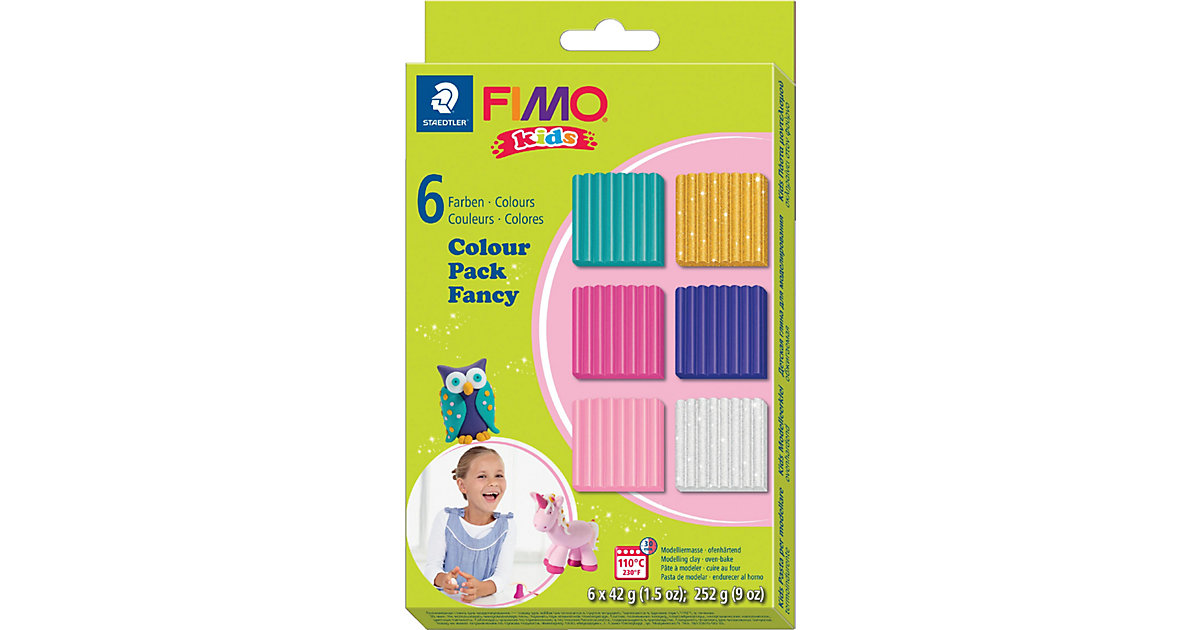 FIMO kids Materialpackung girlie, 6 x 42 g von FIMO