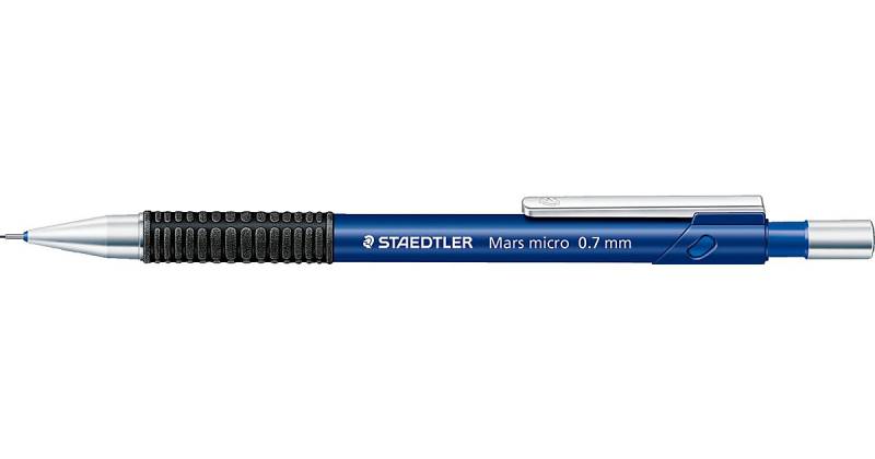 Mars Micro 775 blau, Strichstärke: 0,7 mm, Ausführung: Einzelstift von Staedtler