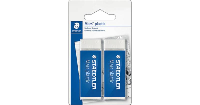 Mars plastic Radierer, 2 Stück von Staedtler