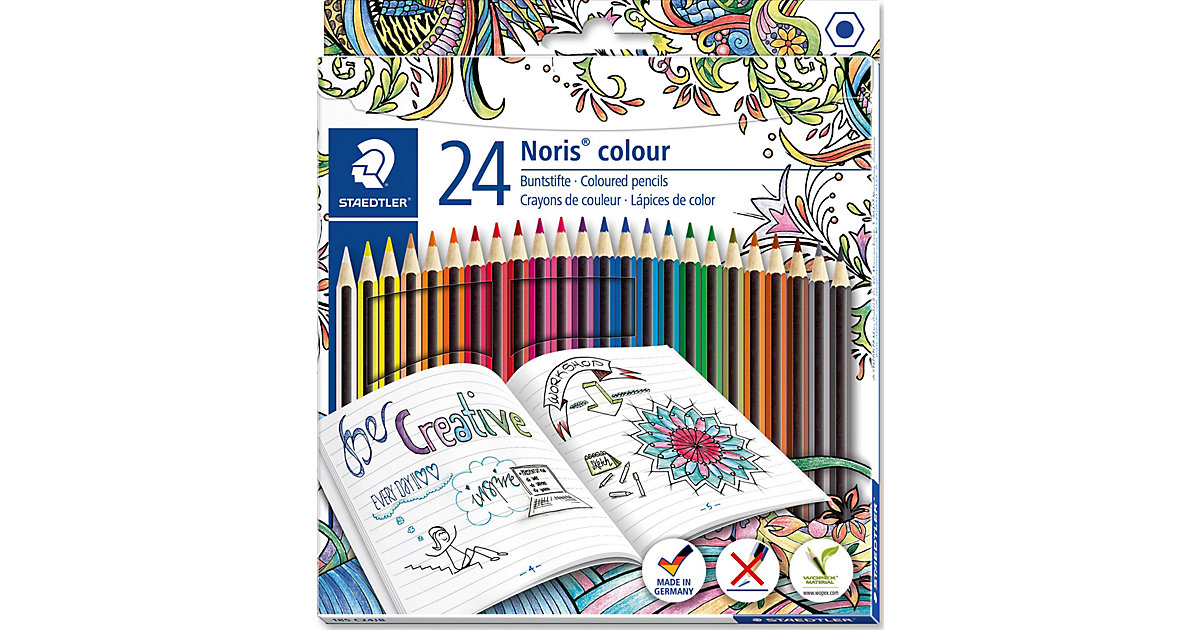 "Noris colour Buntstifte Sonderedition""Johanna Basford"", 24 Farben" "Noris colour Buntstifte Sonderedition""Johanna Basford"", 24 Farben" von Staedtler