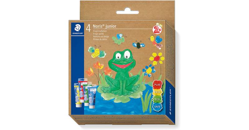 Noris junior Fingermalfarben, 4 Farben von Staedtler