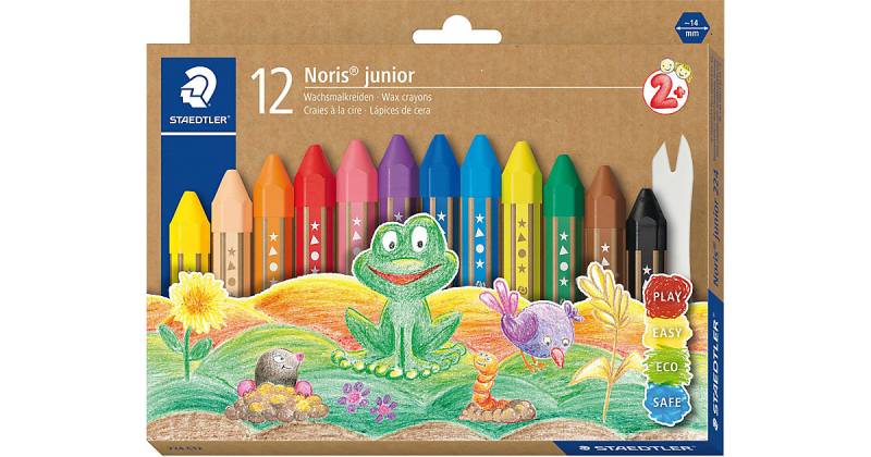Wachsmalkreiden Noris® junior, 12 Farben bunt Modell 1 von Staedtler