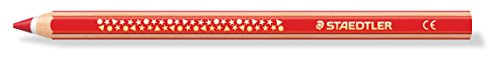 STAEDTLER 1287-9 Dicki Farbstift super jumbo, Sechskantform, 12 Stück im Kartonetu, schwarz von STAEDTLER