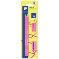 STAEDTLER 180FSBK2P1 Bleistift HB neon Set BK 100% PEFC von Staedtler