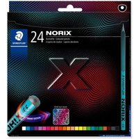 STAEDTLER 186 C24 NORIX® Buntstift, Kartonetui mit 24 Buntstiften in sortierten Farben von Staedtler