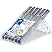 STAEDTLER 308 SB6P pigment liner schwarz 6 Stück Box STAEDTLER 308 SB6P pigment liner schwarz 6 Stück Box von Staedtler