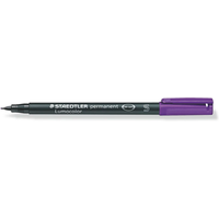 STAEDTLER 313-6 Folienstift Lumocolor® permanent pen violet von Staedtler