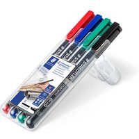 STAEDTLER 314 WP4 Folienstift Lumocolor B permanent 4 Stück von Staedtler