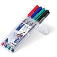 STAEDTLER 316 WP4 Folienstift Lumocolor F nonpe von Staedtler