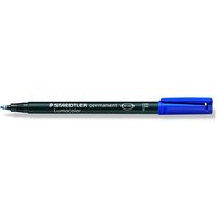 STAEDTLER 318-3 Folienstift Lumocolor® permanent pen 318 blau von Staedtler