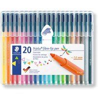 STAEDTLER 323 SB20 Fasermaler triplus color 20 Stück Box von Staedtler