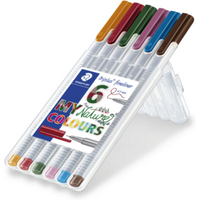 STAEDTLER 334 SB6CS2 Box mit 6 triplus fineliner in sortierten Farben, My Nature Colours STAEDTLER 334 SB6CS2 Box mit 6 triplus fineliner in sortierten Farben, My Nature Colours von Staedtler