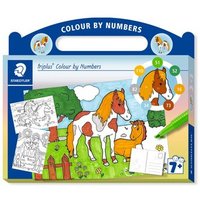 STAEDTLER 34 CBN01 triplus® Malen nach Zahlen, Gemischtes Set: Pferde von Staedtler