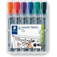STAEDTLER 356 WP6 Flipchartmarker Lumocolor 6 Stück STAEDTLER 356 WP6 Flipchartmarker Lumocolor 6 Stück von Staedtler