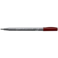 STAEDTLER 371-729 pigment brush pen marone von Staedtler