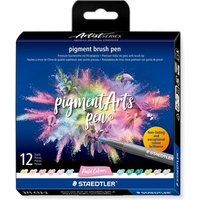 STAEDTLER 371 C12-2 pigment brush pen Pastel Colours, 12 Stück STAEDTLER 371 C12-2 pigment brush pen Pastel Colours, 12 Stück von Staedtler