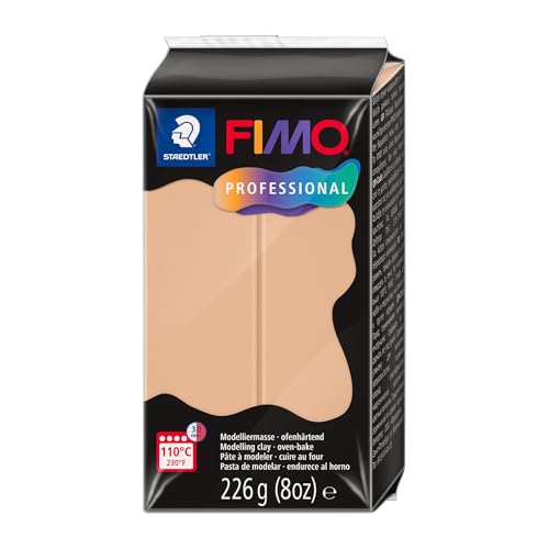 STAEDTLER FIMO Professional 8042 ofenhärtende Modelliermasse, speziell für Profis und Künstler, Einzelprodukt Sand, 8042-45 STAEDTLER FIMO Professional 8042 ofenhärtende Modelliermasse, speziell für Profis und Künstler, Einzelprodukt Sand, 8042-45 von Staedtler