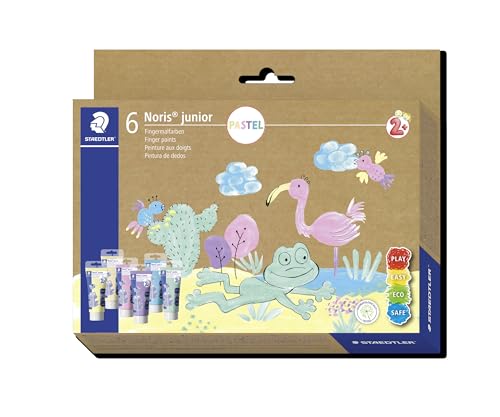 STAEDTLER 8816P C6 ST Fingermalfarben, Pastellfarben, Standard von STAEDTLER