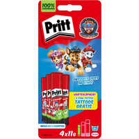 STAEDTLER PG56B Klebestifte Pritt Paw Patrol Edition 4er Pack 4 x 11 g von Staedtler