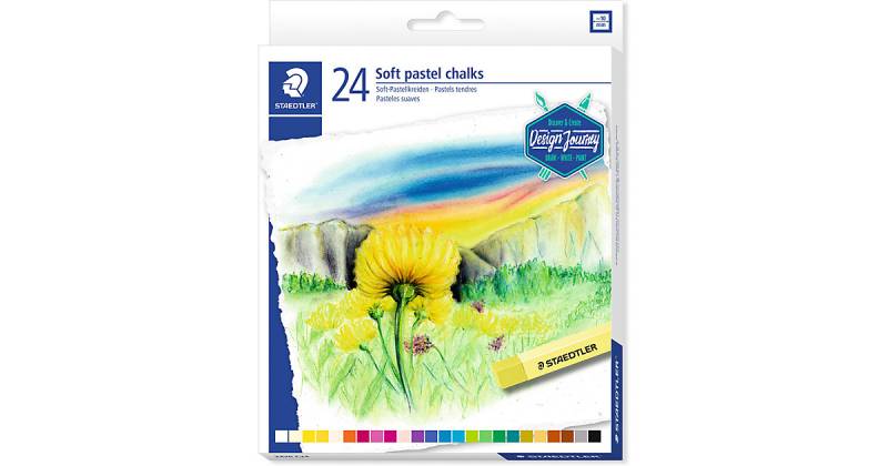 Soft-Pastellkreiden, 24 Farben von Staedtler