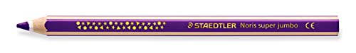 Staedtler 1287-6 Dicki Farbstift super jumbo, Sechskantform, 12 Stück im Kartonetu, violett Staedtler 1287-6 Dicki Farbstift super jumbo, Sechskantform, 12 Stück im Kartonetu, violett von Staedtler
