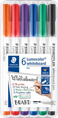 Staedtler Lumocolor 301 WP6 Whiteboardmarker Sortiert (Farbauswahl nicht möglich) 1St. von Staedtler