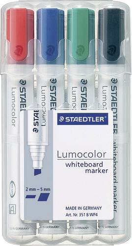 Staedtler Lumocolor 351 B 351 B WP4 Whiteboardmarker Blau, Grün, Rot, Schwarz 4St. von Staedtler
