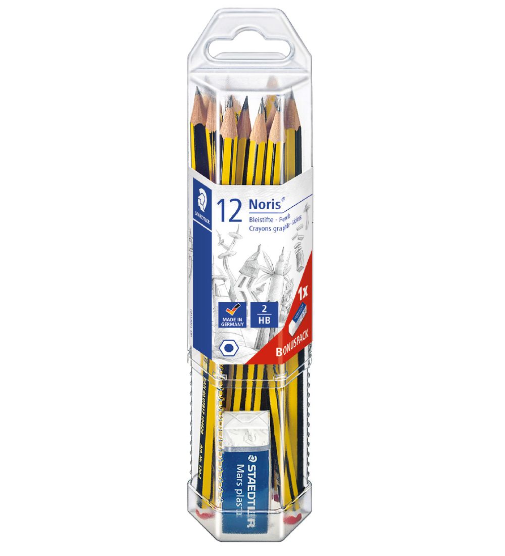 Staedtler Bleistifte - HB 2 - 12 st.. m. Radiergummi - Staedtler - One Size - Bleistifte Staedtler Bleistifte - HB 2 - 12 st.. m. Radiergummi - Staedtler - One Size - Bleistifte von Staedtler