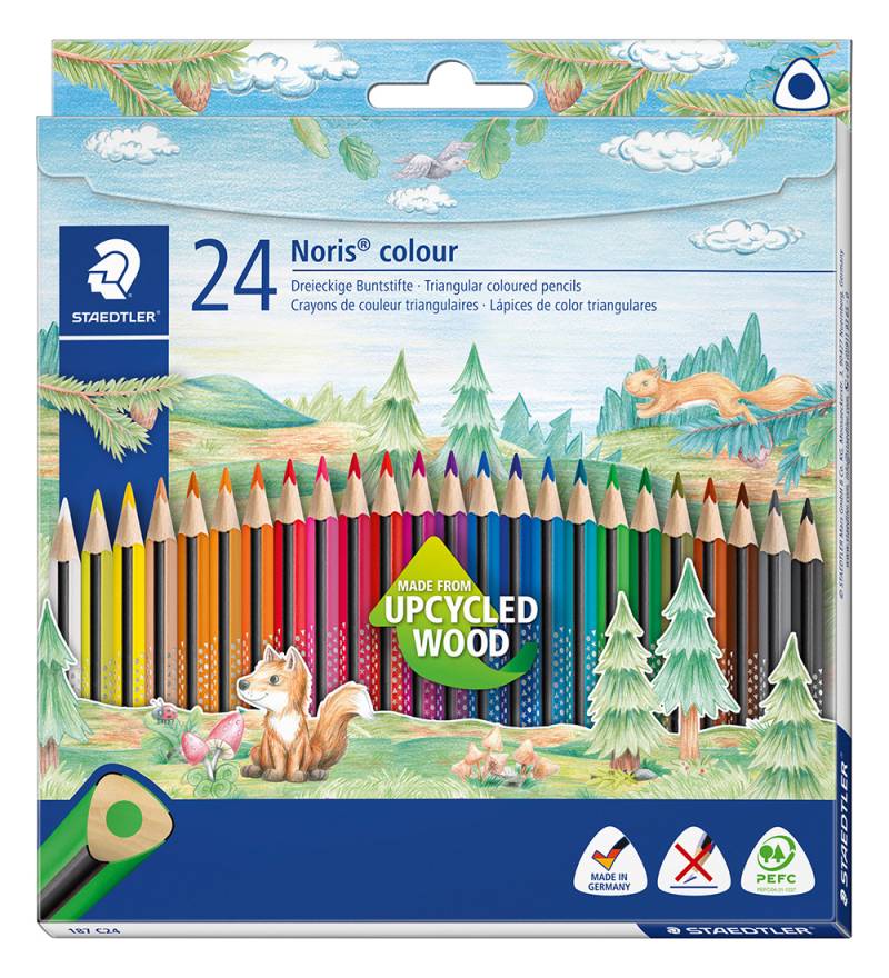Staedtler Buntstifte - Noris Upcycled Wood - 24 st. - Staedtler - One Size - Buntstiftsets Staedtler Buntstifte - Noris Upcycled Wood - 24 st. - Staedtler - One Size - Buntstiftsets von Staedtler