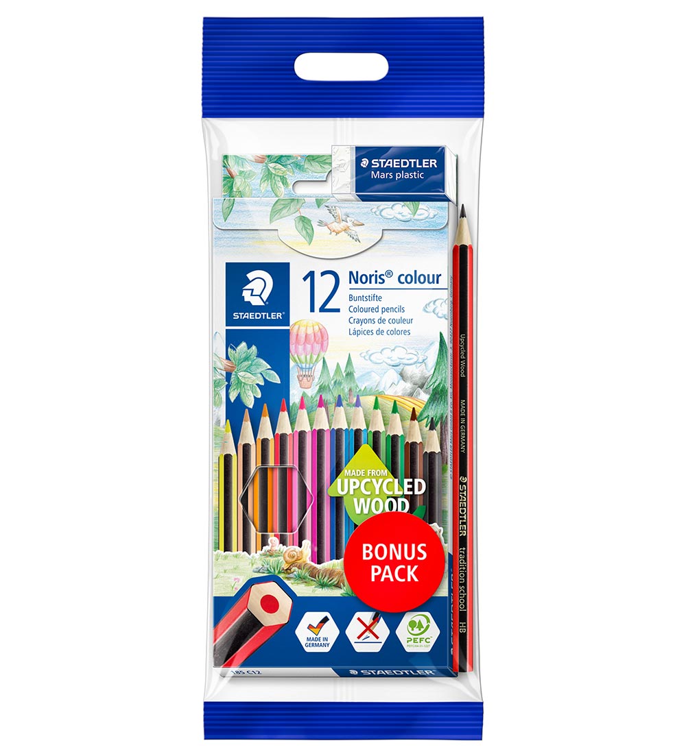 Staedtler Buntstifte - Noris Upcycled Wood - Bonuspaket - 12+ - Staedtler - One Size - Buntstiftsets Staedtler Buntstifte - Noris Upcycled Wood - Bonuspaket - 12+ - Staedtler - One Size - Buntstiftsets von Staedtler