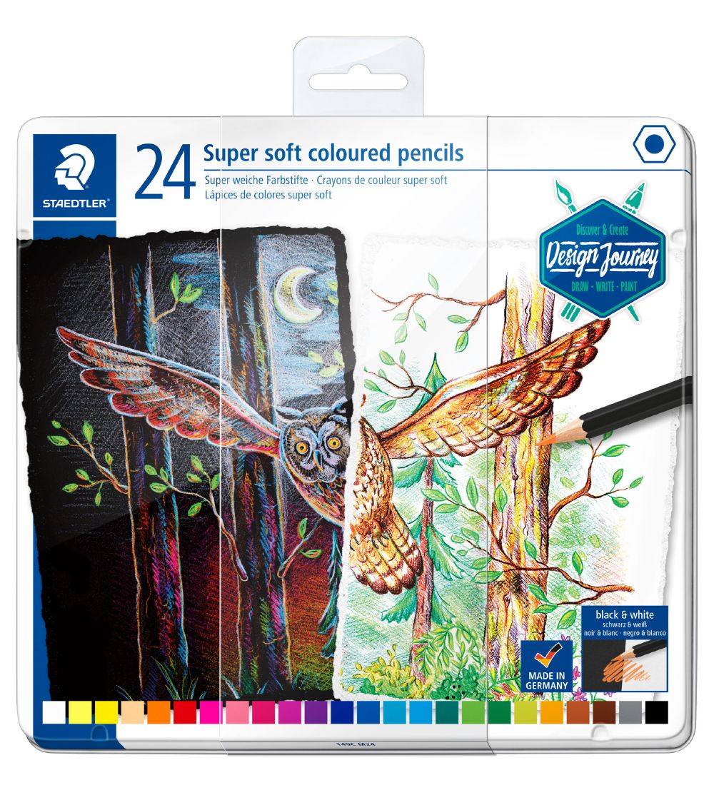 Staedtler Buntstifte - Super Soft - 24 st. - Staedtler - One Size - Buntstiftsets Staedtler Buntstifte - Super Soft - 24 st. - Staedtler - One Size - Buntstiftsets von Staedtler