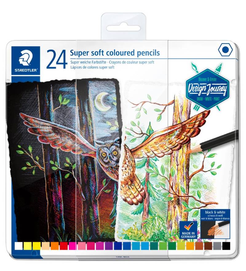 Staedtler Buntstifte - Super Soft - 24 st. - Staedtler - One Size - Buntstiftsets Staedtler Buntstifte - Super Soft - 24 st. - Staedtler - One Size - Buntstiftsets von Staedtler