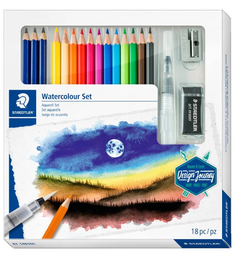 Staedtler Buntstifte - Watercolour Set - 18 Teile - Staedtler - One Size - Buntstiftsets Staedtler Buntstifte - Watercolour Set - 18 Teile - Staedtler - One Size - Buntstiftsets von Staedtler