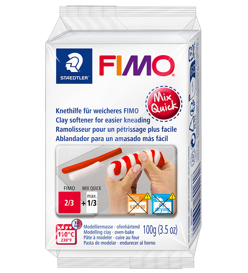 Staedtler FIMO Knete Weichmacher - Mix Qiuck - 100 g - Weiß - Staedtler - One Size - Knete Staedtler FIMO Knete Weichmacher - Mix Qiuck - 100 g - Weiß - Staedtler - One Size - Knete von Staedtler