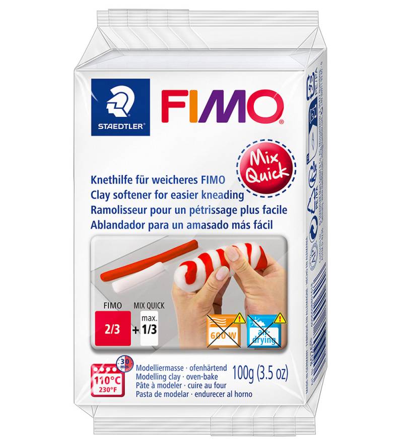 Staedtler FIMO Knete Weichmacher - Mix Qiuck - 100 g - Weiß - Staedtler - One Size - Knete Staedtler FIMO Knete Weichmacher - Mix Qiuck - 100 g - Weiß - Staedtler - One Size - Knete von Staedtler