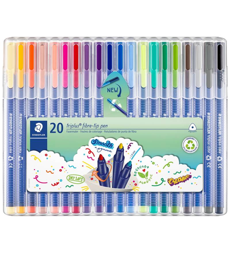 Staedtler Filzstifte - 20 st. - Triplus Faserstift - 1,0 mm - Staedtler - One Size - Filzstifte Staedtler Filzstifte - 20 st. - Triplus Faserstift - 1,0 mm - Staedtler - One Size - Filzstifte von Staedtler